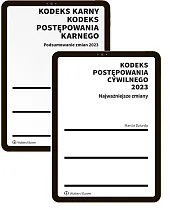 PAKIET EBOOKÓW: Kodeks karny i Kodeks postępowania karnego. Podsumowanie zmian 2023 + Kodeks postępowania cywilnego 2023. Najważniejsze zmiany PAKIET EBOOKÓW: Kodeks karny i Kodeks postępowania karnego. Podsumowanie zmian 2023 + Kodeks postępowania cywilnego 2023. Najważniejsze zmiany